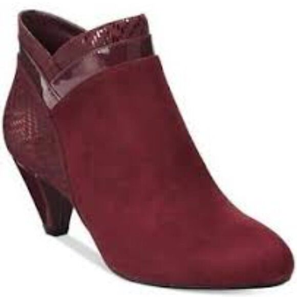 KAREN SCOTT Cahleb Wine Dress Booties 5M - Picture 2 of 13